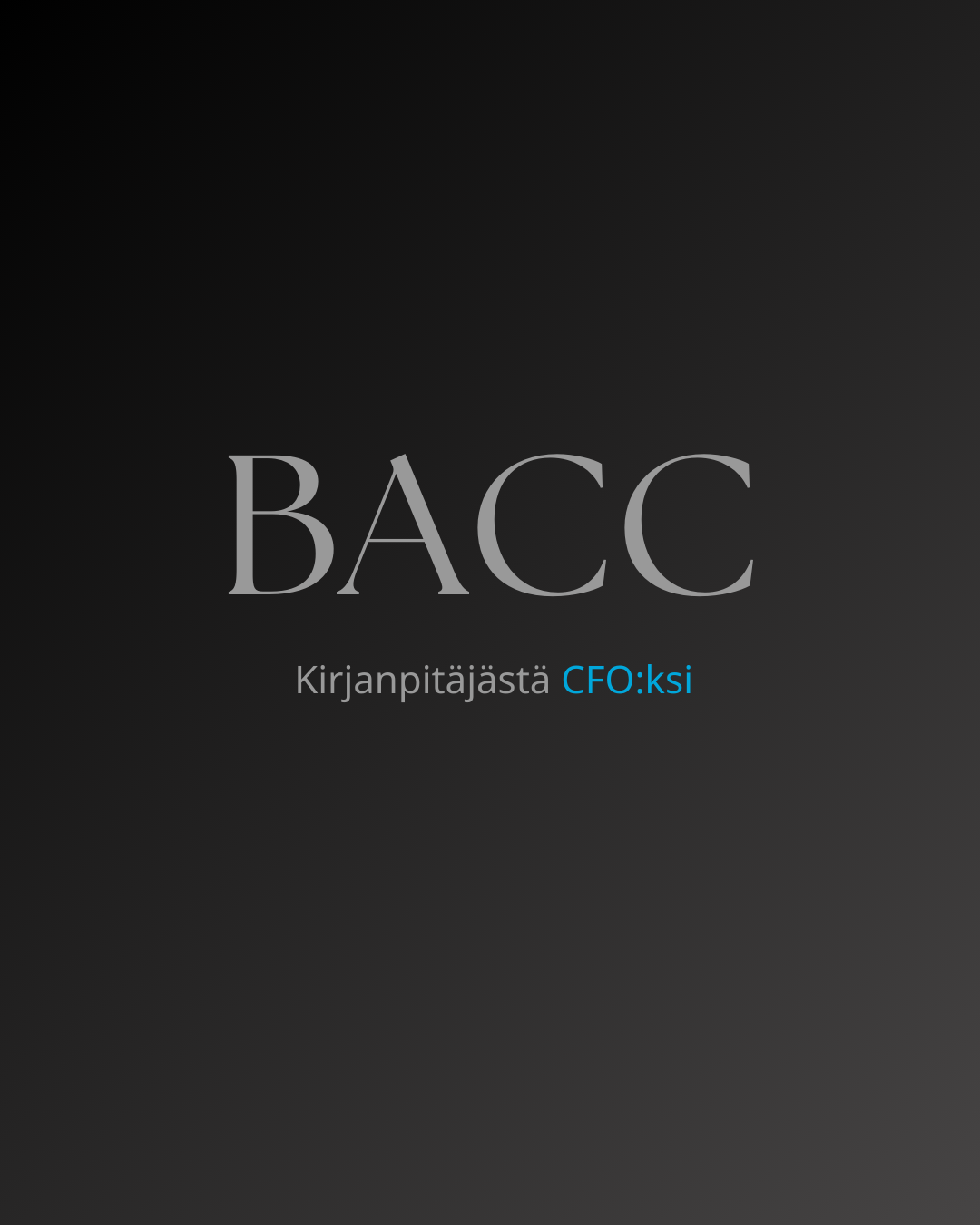 Kirjanpitäjästä CFO:ksi